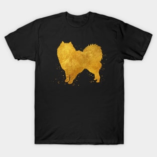 American eskimo dog golden art T-Shirt